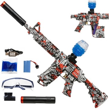 KARABIN M416 CSGO NA KULKI ŻELOWE AUTMAT GRAFFITI