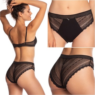 FIGI damskie 2 PARY LAMA 4004BI majtki bikini - XL