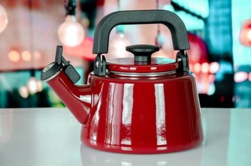 FORCHETTO Czajnik EMALIOWANY Moderno 2,1L CZERWONY