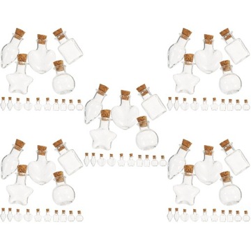 Tiny Favor Słoiki Szklane Butelki Korkowe Min