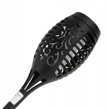 Садовый декоративный фонарь с солнечным светом и пламенем, 2 шт.