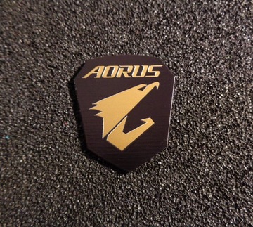 Gigabyte Aorus Gaming logo naklejka 30x35mm 462b