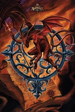 Plakat ścienny Alchemy Astrolabeus diabeł 61x91,5