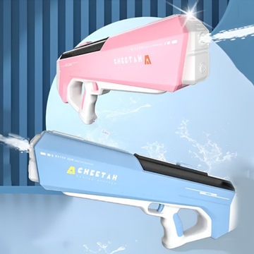 PISTOLET NA WODĘ ELEKTRYCZNY AUTOMATYCZNY DZIECI MIOTACZ AKUMULATOR CHEETAH