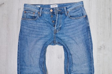 JACK&JONES COMFORT MIKE JEANSY spodnie męskie PREMIUM 32/32 pas 82