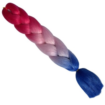 WŁOSY SYNTETYCZNE WARKOCZYKI OMBRE DREDY C23