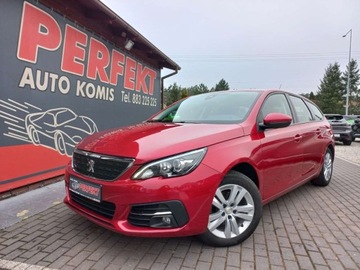 Peugeot 308 II SW Facelifting 1.5 BlueHDI 130KM 2019 Peugeot 308 Lift Automat Navi Klimatronik Sens...