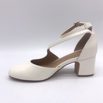 Buty damskie czółenka białe ślubne Anna Field rozmiar 36