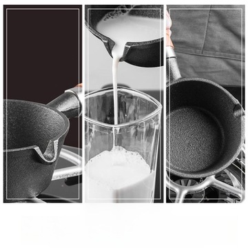 МИНИ-СКОРОДКА ДЛЯ ГОРЯЧЕГО МАСЛА СКОВОРОДА НАГРЕВАНИЕ МОЛОКА