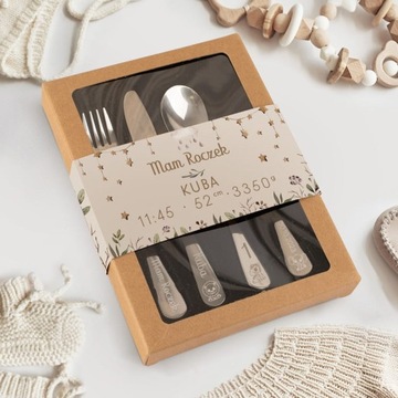 СТОЛОВЫЕ ПРИБОРЫ для годовалого ребенка со свидетельством о рождении