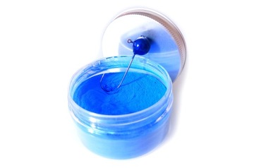 КРАСКА для покраски джиг-головок Синяя!