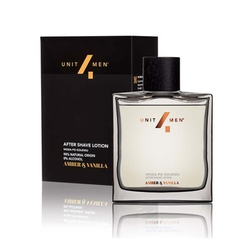 Unit4Men ПОСЛЕ БРИТЬЯ ЯНТАРЬ И ВАНИЛЬ 100 мл