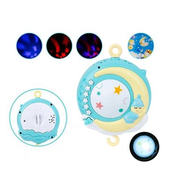 КОТ КАРУСЕЛЬ ПРОЕКТОР ЛАМПА ДИСТАНЦИОННЫЙ МУЗЫКА СИНИЙ