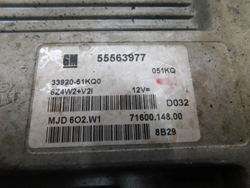 ŘÍZENÍ MOTORU JEDNOTKA SUZUKI SPLASH 1.3 DDIS 55563977