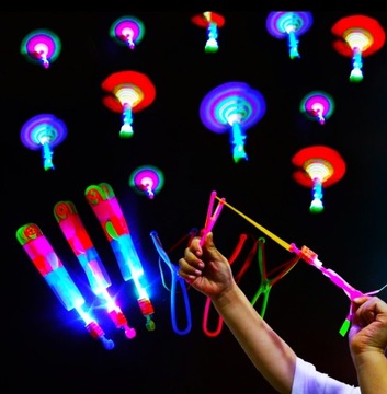 ОДИНОЧНАЯ ИГРУШКА С КОЛЕСОМ ЛЕТАЮЩАЯ СТРЕЛКА СВЕТЯЩАЯСЯ ПОДАРОЧНАЯ СВЕТОДИОДНАЯ ИГРУШКА