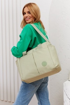 Torebka damska shopper bag torba pojemna duża A4 miejska PETERSON