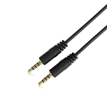 Kabel Audio AUX Jack 3,5 mm - Jack 3,5 mm - 1.5 metra
