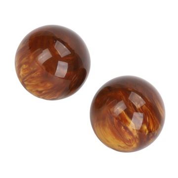 2 шт. Мяч для фитнеса Baoding 2 дюйма кораллового цвета для увеличения силы рук CH