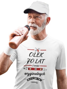 T-SHIRT KOSZULKA URODZINY PODAJ WŁASNE IMIĘ WIEK