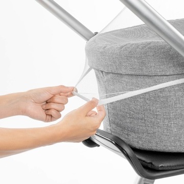 REER Универсальная москитная сетка для гондолы, коляска, Белый