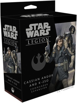 Cassian Andor and K-2SO Commander Star Wars Legion