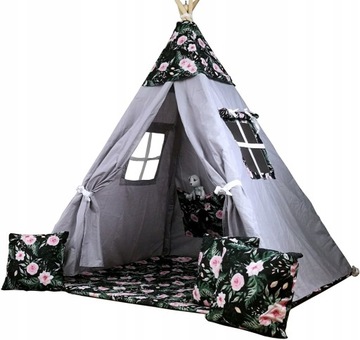 TIPI namiot 2 okna WIGWAM TEEPEE stabilizator