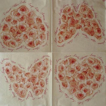 serwetka, serwetki 33x33 cm IHR - 30502 róże