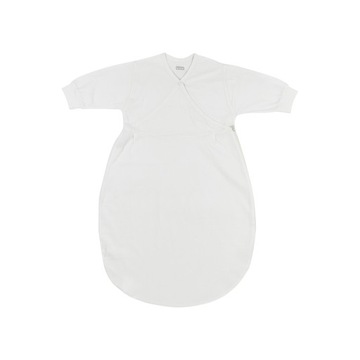 Meyco Baby Jednokolorowy śpiwór wewnętrzny - offwhite - 80/86