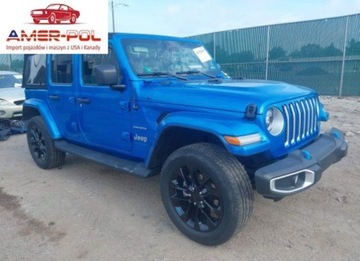 Jeep Wrangler IV 2022 Jeep Wrangler 4XE Unlimited Sahara 2022 2.0l 2.0 Hybryda 270KM