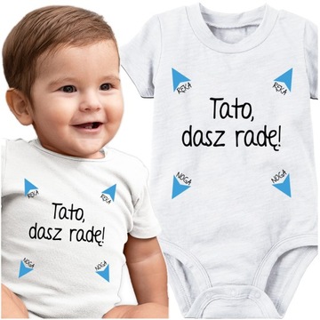 BODY DLA CHŁOPCA TATO DASZ RADĘ ŚMIESZNY PREZENT