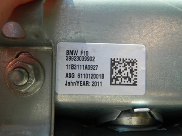 BMW 5 F10 F11 ULOŽENÍ AIRBAG SPOLUJEZDCE 9230399