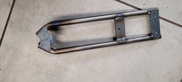 задняя часть мотоцикла, рама, ремонт багажника