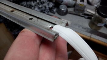 Уплотнитель клина, декоративная лента, резиновые полоски, 12мм, белый, прицеп для кемперов