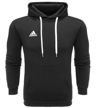 BLUZA MĘSKA ADIDAS BAWEŁNIANA Z KAPTUREM DRESY - S