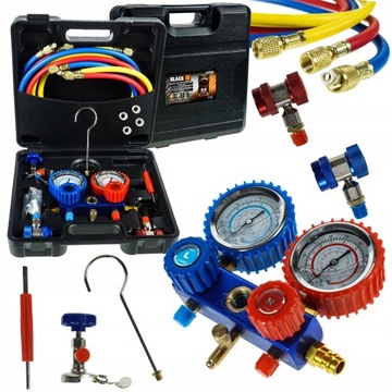 S-AC134A КОМПЛЕКТ ДЛЯ ПРОВЕРКИ УТЕЧЕК И ЗАПРАВКИ ТЕСТЕРА КОНДИЦИОНЕРА ВОЗДУХА