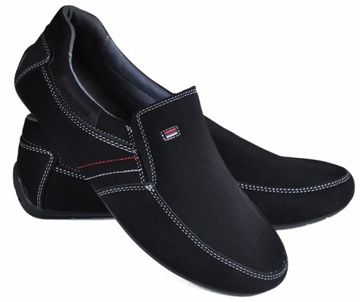 Мокасины деловые VENTO BLACK (36-41) размер 39