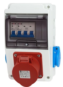 ROZDZIELNICA BUDOWLANA ZABEZPIECZONA 16A 4P 2X230V