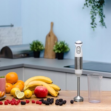 МОЩНЫЙ ПОРУЧНОЙ БЛЕНДЕР Zelmer ZHB4640 1100 Вт белый