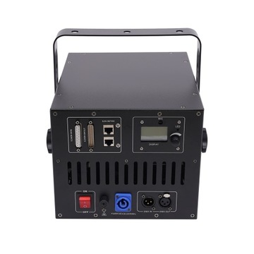 DMX LASER ANIMACYJNY ROBO 10W ILDA LASEROWY DO 500m² 12/21CH