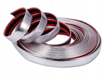 LISTWA OZDOBNA TAŚMA CHROM CHROMOWANA 55 mm 5,5 cm 1m