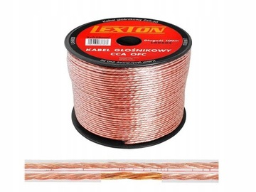 Przewód kabel 2X0,50 do taśma LED 100mb
