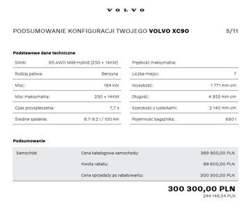 Volvo XC90 II 2026 VOLVO XC90 ULTRA BRIGHT AWD, zdjęcie 13