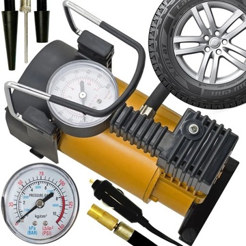 KOMPRESOR SAMOCHODOWY SPRĘŻARKA POMPKA 150 PSI 12V