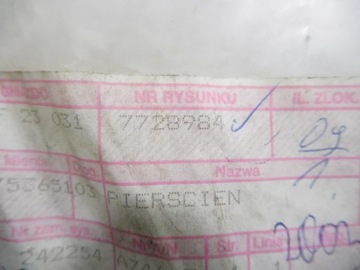 KROUŽEK DIFERENCIÁLU FIAT BRAVO BRAVA OE 7728984