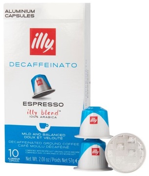 Kapsułki illy NESPRESSO DECAFFEINATO 10 szt.