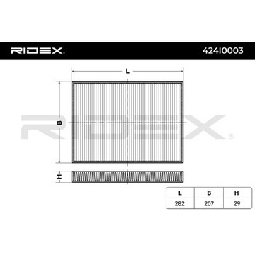 Ridex 424I0003 FILTR KABINOWY = K1006