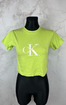 Calvin Klein CK Zielona Bluzka Damska XS 34