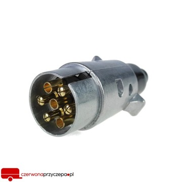 7-контактная металлическая вилка ALU 12V PLUG TRAILER отлично