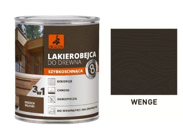 Lakierobejca 3w1 do drewna Dragon 200 ml MAHOŃ