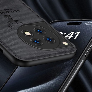 For OnePlus Ace 3 5G/12R 5G Protective Case Deer Pattern PU Leather+PC+TPU